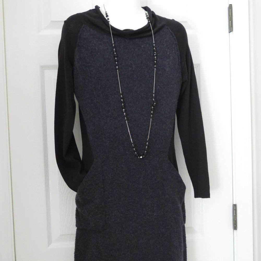 SANDWICH - Wool with alpaca sweater dress